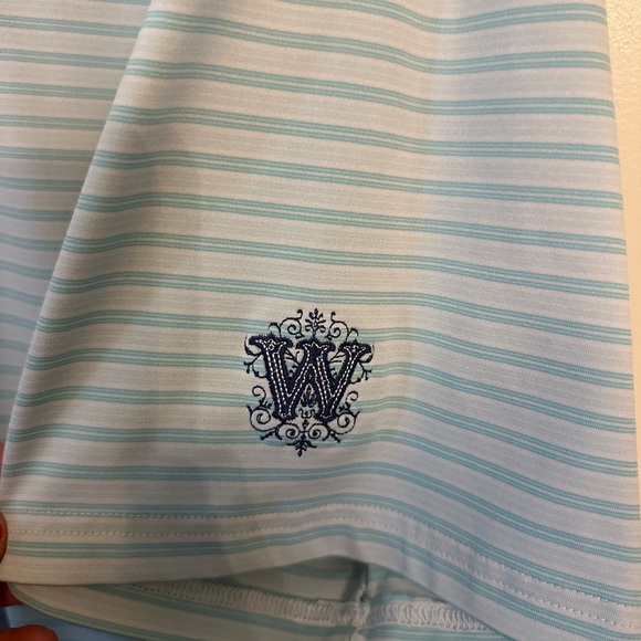 Holderness & Bourne the vardon Hamilton XL tailored fit striped Golf Polo Shirt - Picture 6 of 10